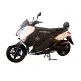 Coprigambe Termoscud R080X, un coprigambe impermeabile e termico. Su scooter. Di TUCANO URBANO.